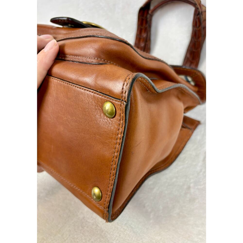Coach Vintage Y2K Legacy Bleeker Flap Shopper in Brittish Tan Vachetta Leather - Picture 7 of 16